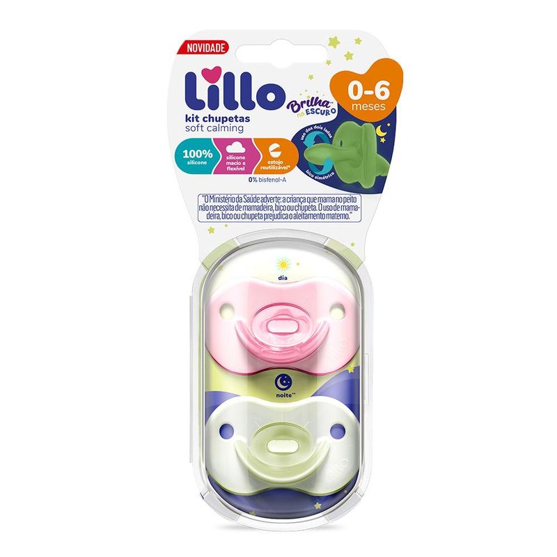 Conjunto-de-Chupetas---Lillo---Soft-Calming---Dia-e-Noite---Silicone---0-a-6-meses---Rosa-3