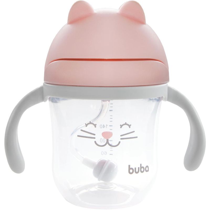 Copo-com-Alca---Buba---Gatinho---Rosa---220-Ml-0