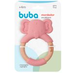 Mordedor-em-Silicone-e-Bambu---Elefante---Rosa---Buba-2