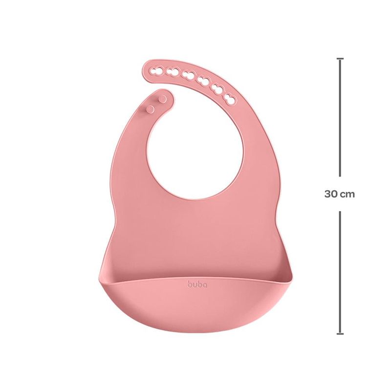 Babador-Com-Pega-Migalhas-Em-Silicone---Buba---Rosa-1