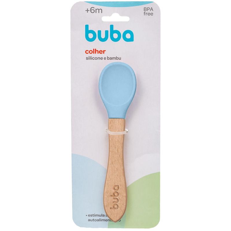 Colher-Silicone-E-Bambu---Buba---Azul-1