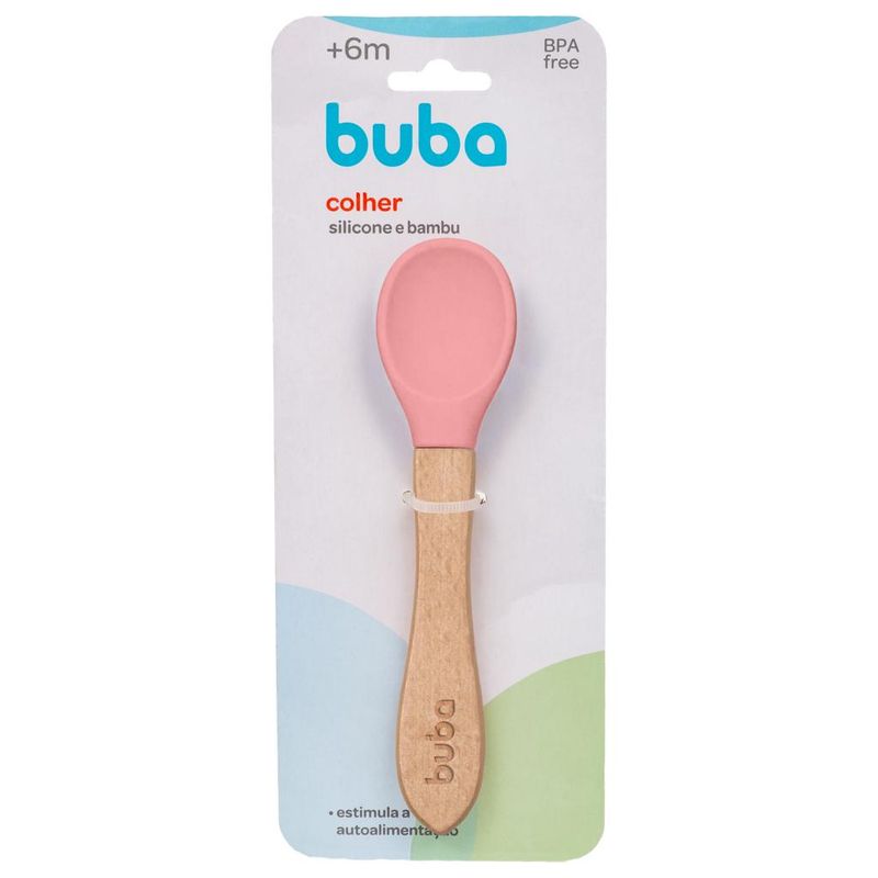 Colher-Silicone-E-Bambu---Buba---Rosa-1