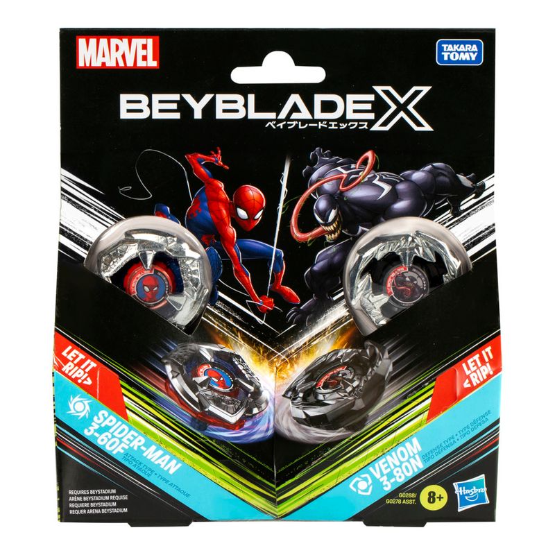 Lancador-e-Piao---Beyblade-X-Marvel---Spider-Man-3-60F-vs-Venom-3-80N---Hasbro-1