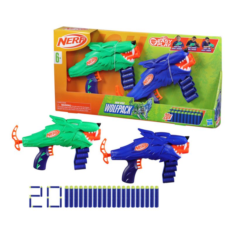 Conjunto-de-Lanca-Dardos---Nerf-Wild---Wolfpack---Hasbro-2