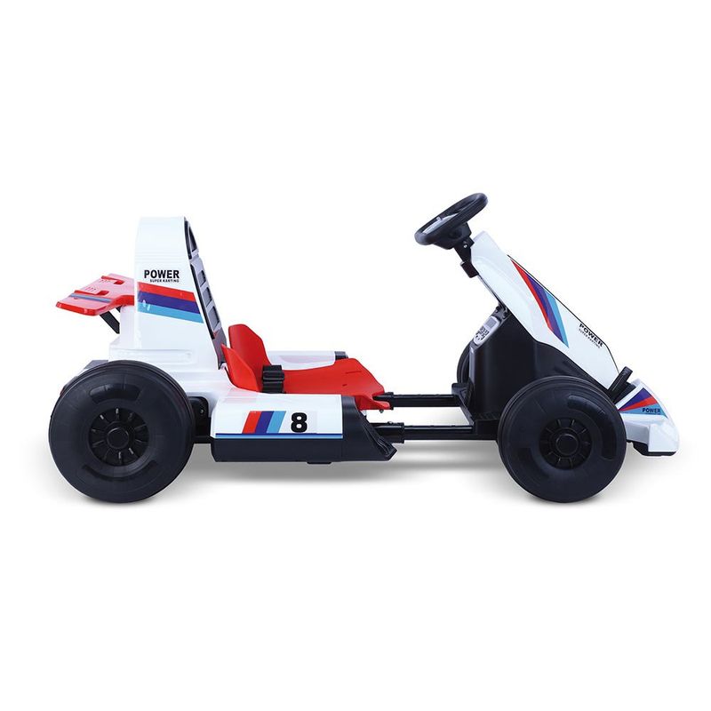 Mini-Veiculo-Eletrico---Kart-R-C---12V---Bandeirante---Branco-1