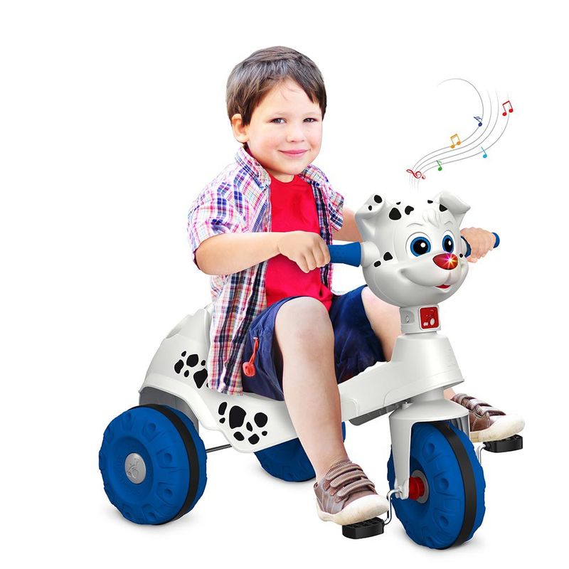 Triciclo-com-Capota---Passeio-e-Pedal---Velobaby---Cachorrinho---Bandeirante---Branco-1