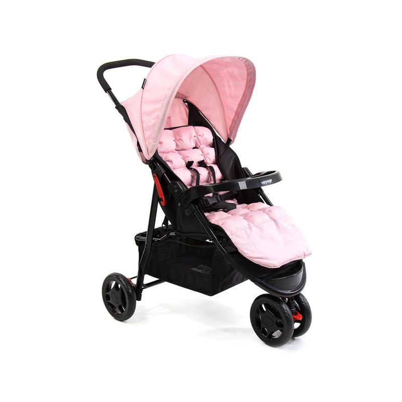 Conjunto-Carrinho-com-Bebe-Conforto---Voyage---Travel-System-Delta-Duo-Pro---Rosa-1