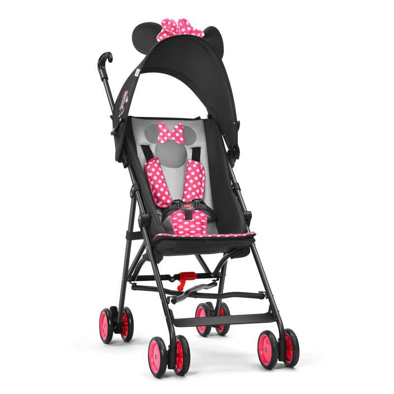 Carrinho-De-Bebe-Com-Guarda-Chuva---Disney---Minnie---Preto-2