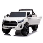 Mini-Veiculo-Eletrico---12V---Toyota-Hilux---Bandeirante---Branco-4