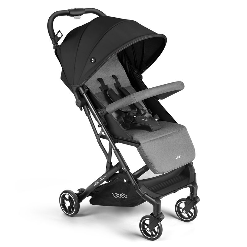 Carrinho-de-Passeio---Compacto---Multikids---Oppa-Litet---0-a-15Kg---Preto-e-Cinza-0