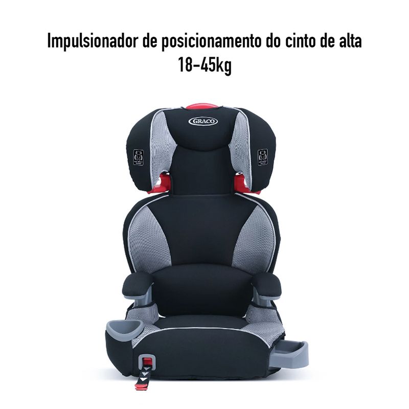Cadeira-Para-Auto---2-Em-1---Turbobooster---Preto---Graco---Lillo-2