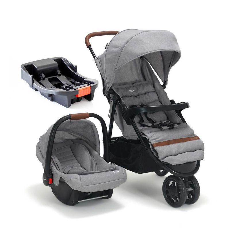 Carrinho-com-Bebe-Conforto---Infanti---Travel-System-Breeze-Trio---Cinza-0