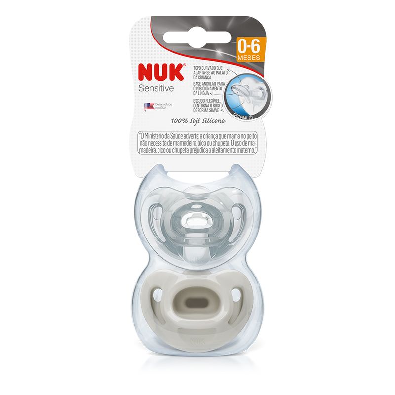 Conjunto-de-Chupetas---Nuk---Sensitive-S1---Silicone-1