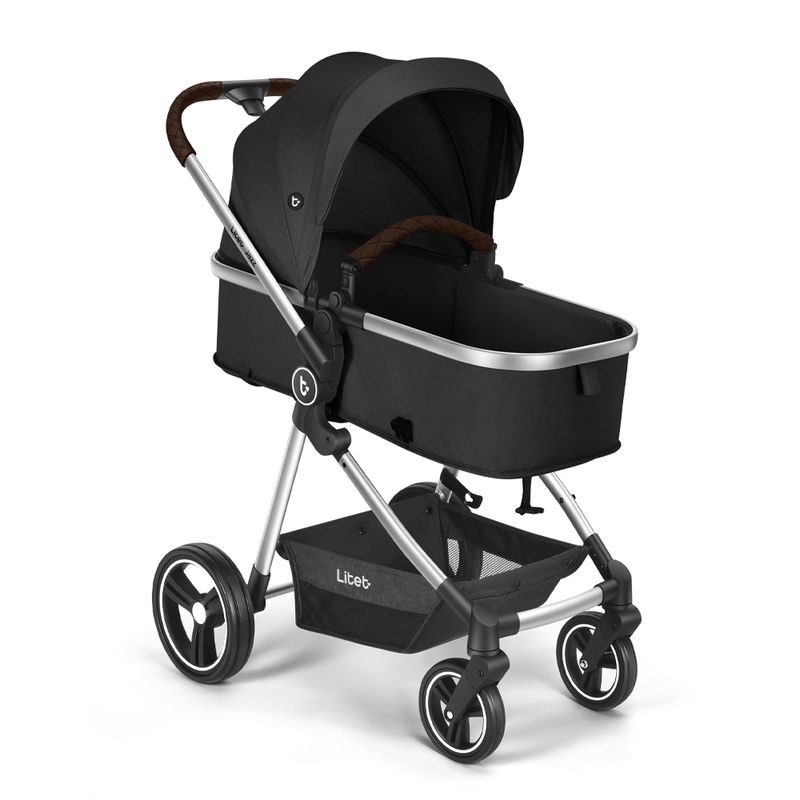 Carrinho de Bebe Multikids Jazz Preto Bb430