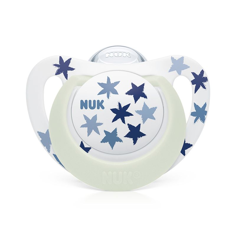 Chupeta---A-partir-de-6-meses---Star---Brilha-no-Escuro---Azul---Nuk-0