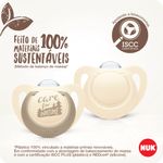Kit-2-Chupetas---18-36-Meses---For-Nature---Silicone-S3---Neutral---Nuk-2