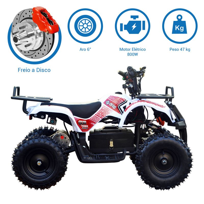 Quadriciclo-Eletrico---800W-36v---Utility-Branco---Drop--Dbs-3