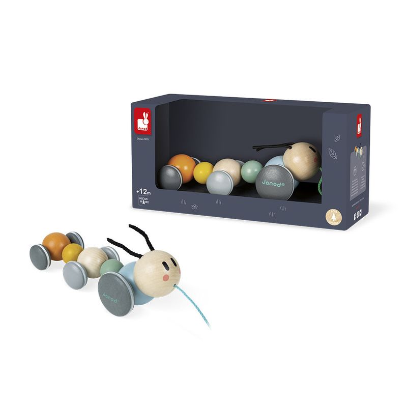 Brinquedo-Educativo---Janod---Centopeia-De-Passeio-Com-Rodinhas---Maped-2