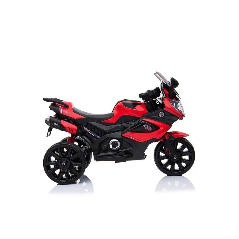 Mini-Motocicleta-Eletrica---12V-45AH---3-Rodas---Shiny-Toys---Vermelho-3