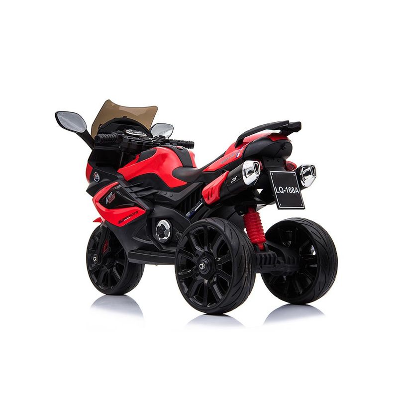 Mini-Motocicleta-Eletrica---12V-45AH---3-Rodas---Shiny-Toys---Vermelho-4