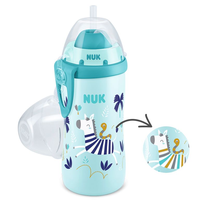 Copo-com-Canudo---Flexi-Cup---300ml---Azul---Nuk-0