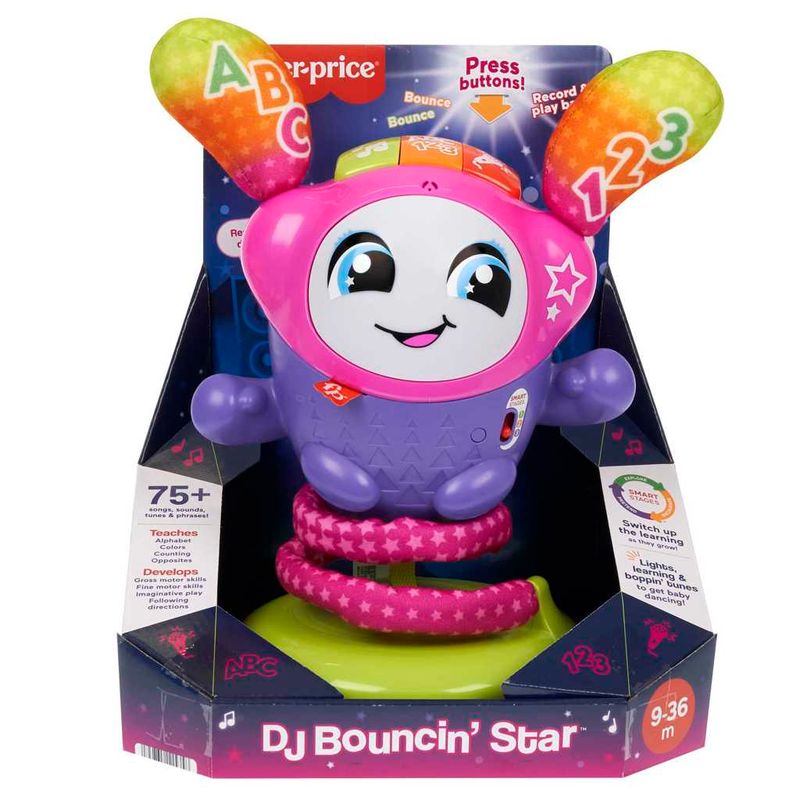 Brinquedo-Educativo-Com-Som--Fisher-Price---DJ-Bouncin--Star-1