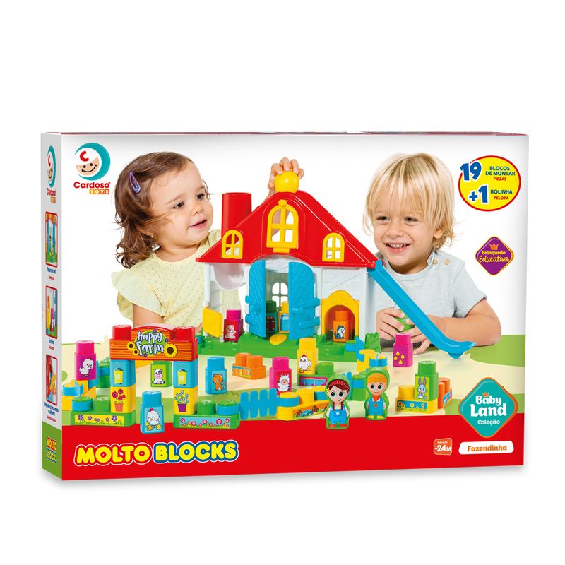 Blocos-De-Montar---Colecao-Baby-Land---Molto-Blocks---Fazendinha---Candide-8