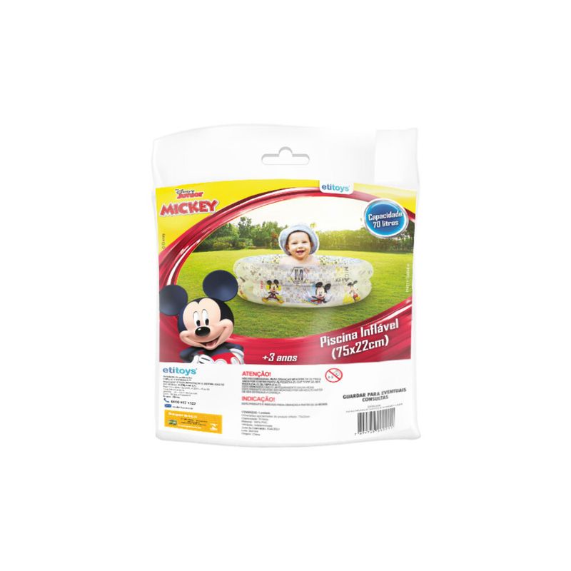 Piscina-Infantil-inflavel---Mickey---70-Litros---Etilux-1