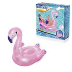 Brinquedo-Inflavel---Boia-Divertida---Flamingo---Rosa---Bestway---Etilux-0