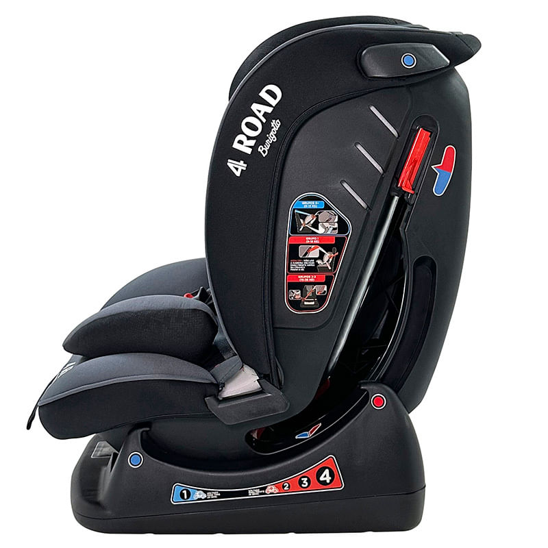 Cadeira-Para-Auto---Burigotto---4Road---De-0-a-36-Kg---Cinza-7