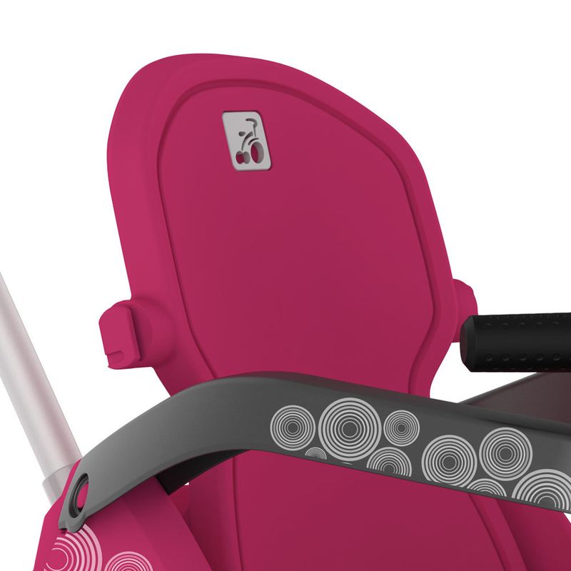 Triciclo-VeloBaby---Reclinavel-Com-Capota-E-Pedal---Bandeirante---Rosa-3