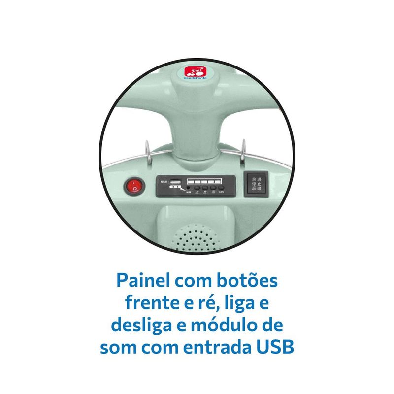 Mini-Veiculo-Eletrico---6V---Scooter--Classica---Menta---Bandeirante-2