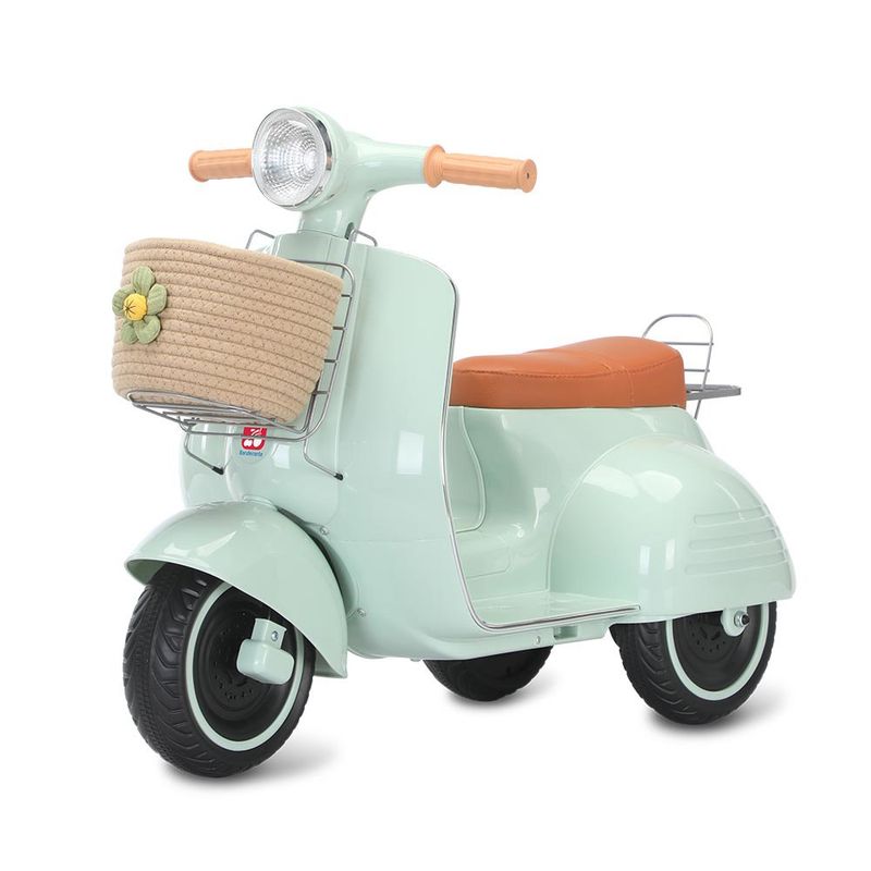 Mini-Veiculo-Eletrico---6V---Scooter--Classica---Menta---Bandeirante-10