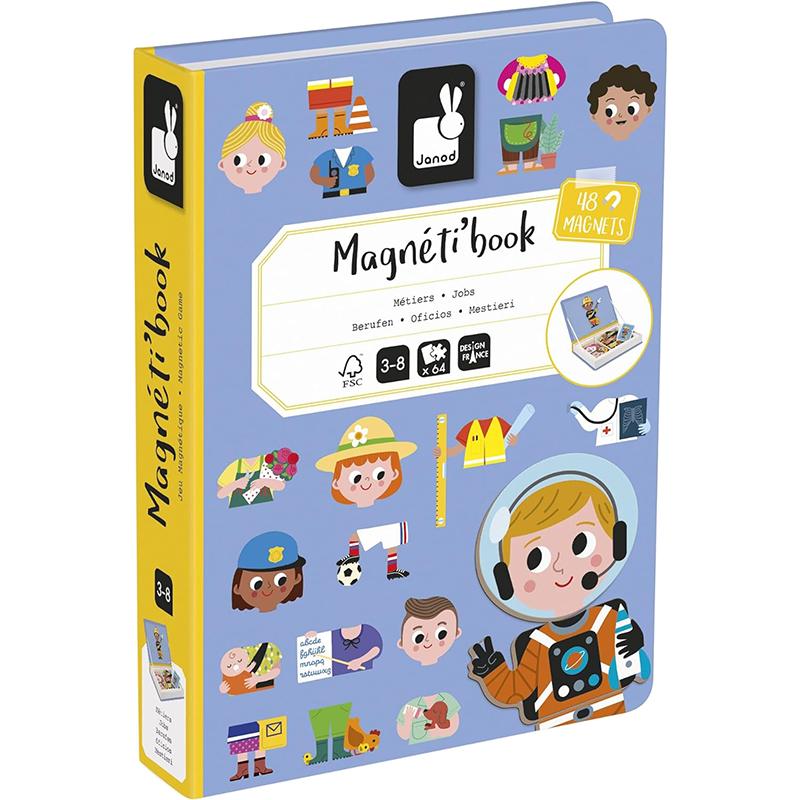 Livro-Magnetico-Infantil---Profissoes---Janod-0