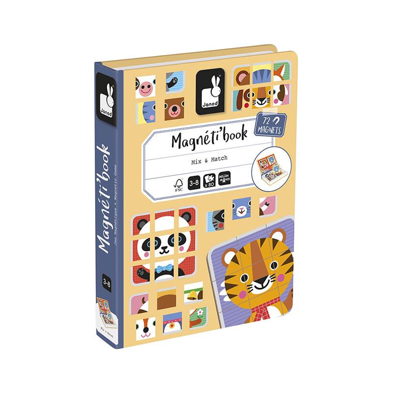 Livro-Magnetico-Infantil---Misture-E-Combine---Baby-Animais---Janod-0