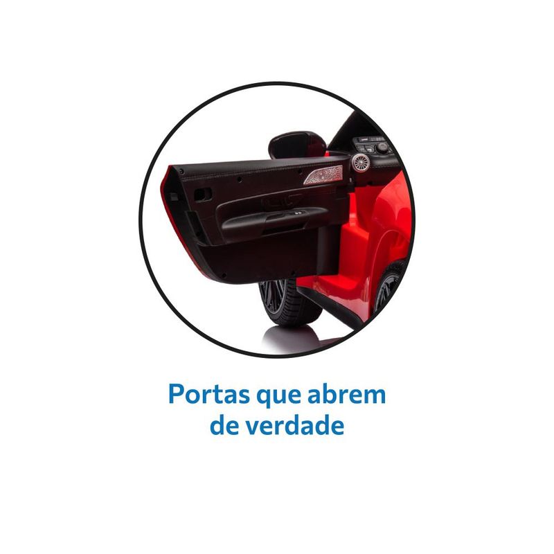 Mini-Veiculo-Eletrico---Mercedes-AMG---Vermelho---12V---Bandeirante-1