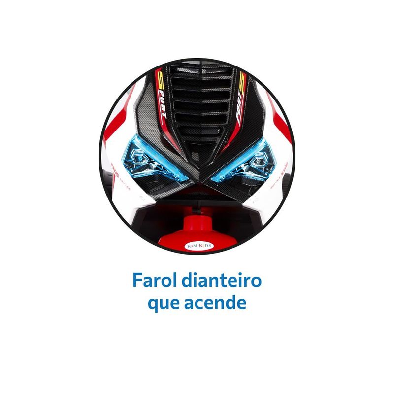 Mini-Veiculo-Eletrico---Scooter-Sport--Vermelho---12V---Bandeirante--2