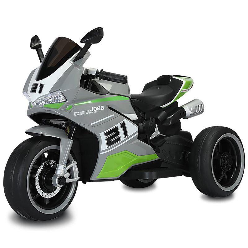 Mini-Veiculo-Eletrico---Moto-Speed-GT---Cinza---12V---Bandeirante-0