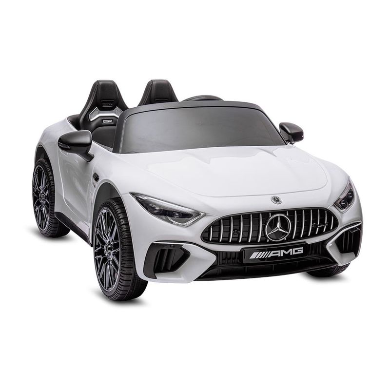 Mini-Veiculo-Eletrico---Mercedes-AMG---Branco---12V---Bandeirante-0