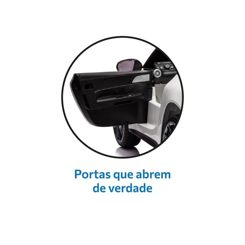 Mini-Veiculo-Eletrico---Mercedes-AMG---Branco---12V---Bandeirante-1