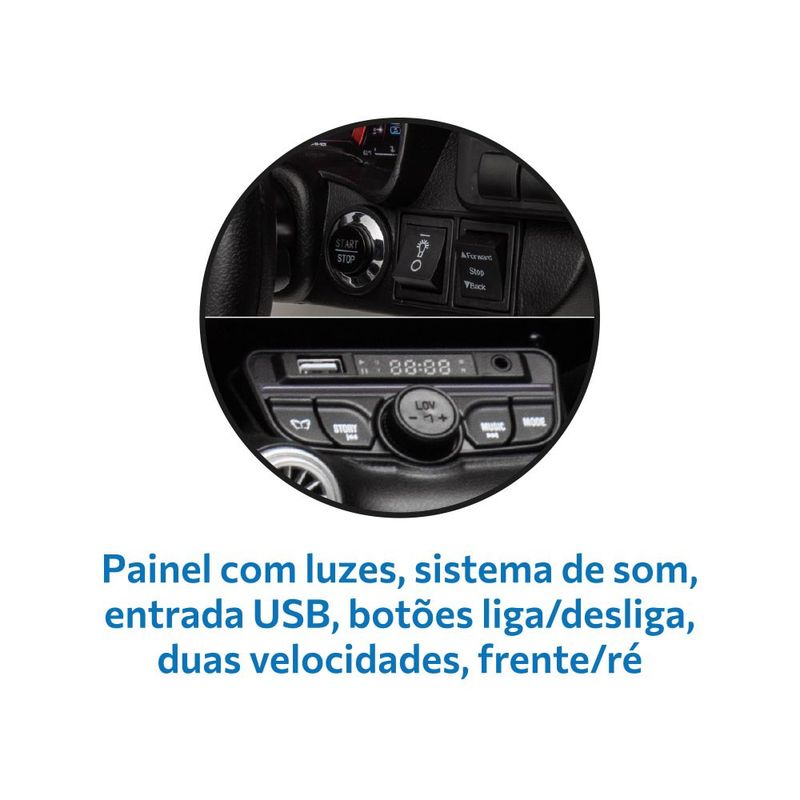 Mini-Veiculo-Eletrico---Mercedes-AMG---Branco---12V---Bandeirante-4