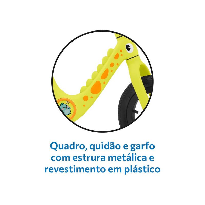 Bicicleta-de-Equilibrio---Dino---Pro---Amarela---Bandeirante-4