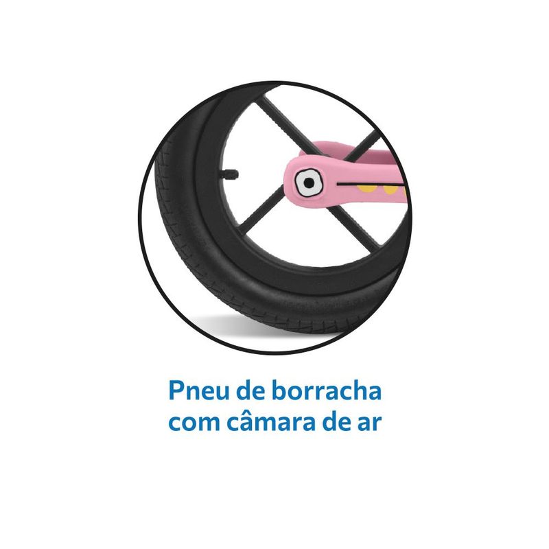 Bicicleta-de-Equilibrio---Dino---Pro---Rosa---Bandeirante-2