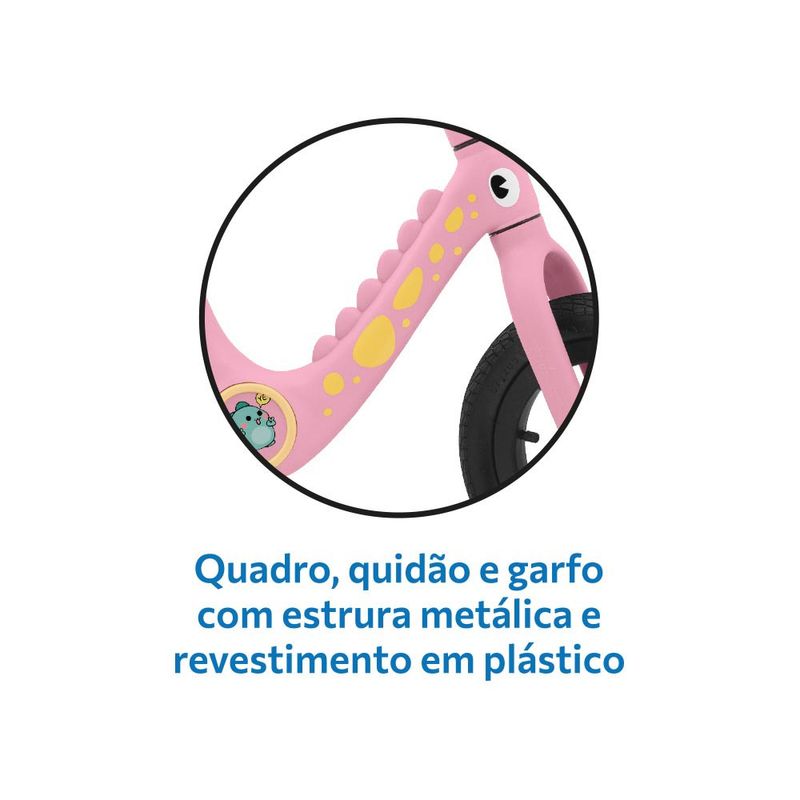 Bicicleta-de-Equilibrio---Dino---Pro---Rosa---Bandeirante-5