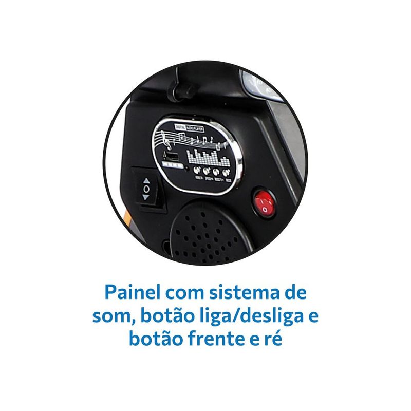 Mini-Veiculo-Eletrico---Scooter-Sport---Amarelo---12V---Bandeirante-2