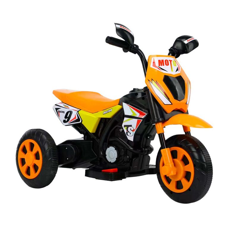 Mini-Veiculo-Eletrico-Infantil---Moto-Cross---6V---Bang-Toys---Laranja-0