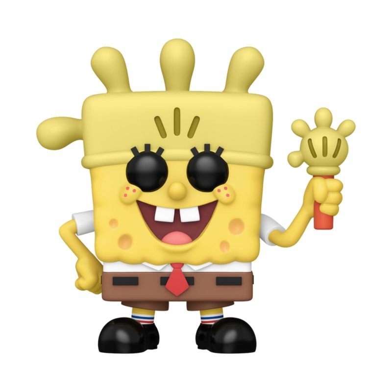 Boneco---Funko-Pop---Bob-Esponja-25-Anos---Bob-Esponja-Mundo-da-Luva---Candide-0