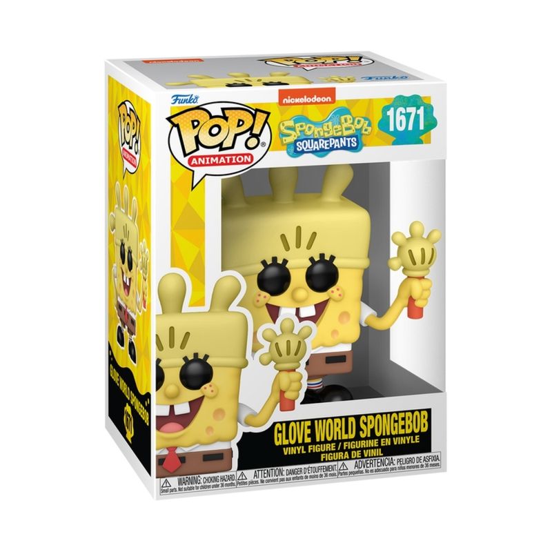 Boneco---Funko-Pop---Bob-Esponja-25-Anos---Bob-Esponja-Mundo-da-Luva---Candide-2