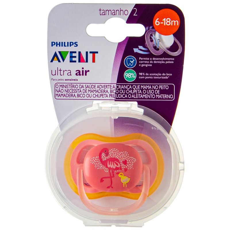 Chupeta---Philips-Avent---Flamingo---Ultra-Air---Silicone-1