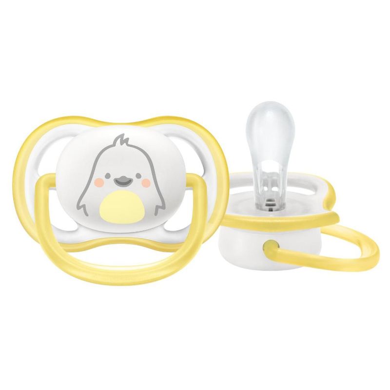 Chupeta---Philips---Avent---Ultra-Air-Avent---Pinguim---Amarelo---0-6-meses-0